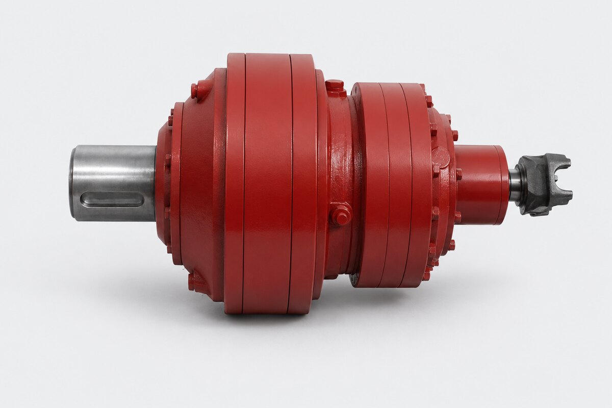 Reductor epicicloidal para máquina embolsadora de forrajes